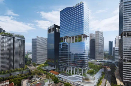 Reurbanización de Shaw Tower en Singapur