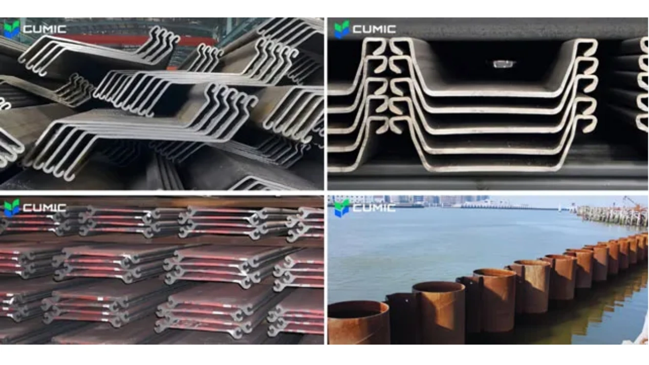 Tablestacas de acero: tipos principales y aplicaciones